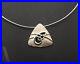 Ola Gorie Aikerness necklace large pendant on omega chain sterling silver