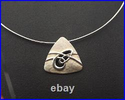 Ola Gorie Aikerness necklace large pendant on omega chain sterling silver