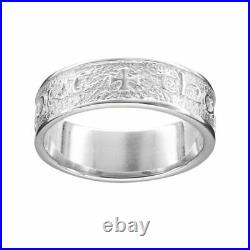 Ola Gorie Eilean Donan 925 Silver Wedding Dress Ring Boxed Scottish