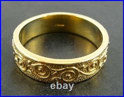 Ola Gorie Eilean Donan 925 Silver Wedding Dress Ring Boxed Scottish