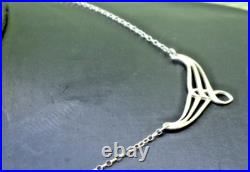 Ola Gorie Orkney Pendant Art Nouveau Design Scottish Sterling Silver 1990s