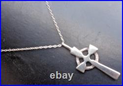 Ola Gorie Orkney Pendant St Peter's Cross Scottish Stg Silver hm 1975 Edinburgh