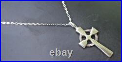 Ola Gorie Orkney Pendant St Peter's Cross Scottish Stg Silver hm 1975 Edinburgh