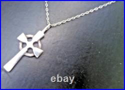 Ola Gorie Orkney Pendant St Peter's Cross Scottish Stg Silver hm 1975 Edinburgh