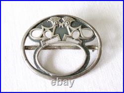 Ola Gorie Orkney Vintage Scottish Celtic Silver Bird Brooch