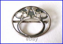 Ola Gorie Orkney Vintage Scottish Celtic Silver Bird Brooch