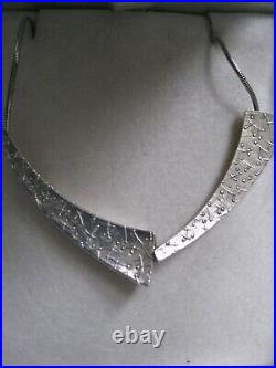 Ola Gorie Scottish Designer Drift Two Piece Pendant Necklace From Orkney Vguc Og