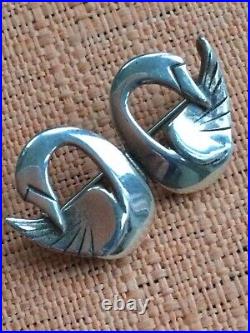 Ola Gorie Scottish Sterling Silver Swan Brooch, OMG mark