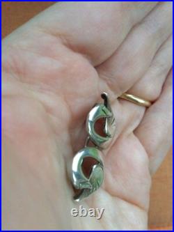 Ola Gorie Scottish Sterling Silver Swan Brooch, OMG mark