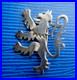 Ola Gorie Silver Brooch Scottish Rampant Lion Sterling Silver Orkney c1980s