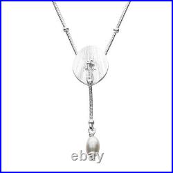 Ola Gorie Silver Clova Pendant 18 Curb Chain Scottish