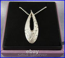 Ola Gorie Silver Delphi Pendant 18 Chain Boxed Scottish