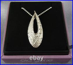 Ola Gorie Silver Delphi Pendant 18 Chain Boxed Scottish