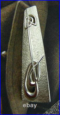 Ola Gorie Silver Gael Brooch Pin Scottish