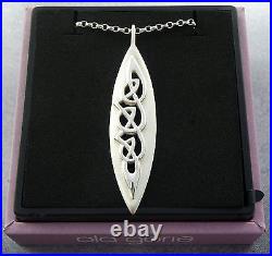 Ola Gorie Silver Ninian Pendant 18 Chain Christian Scottish