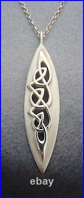 Ola Gorie Silver Ninian Pendant 18 Chain Christian Scottish