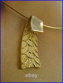 Ola Gorie Silver Pendant 18 Chain Delphi Scottish Box