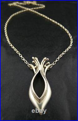 Ola Gorie Silver Pendant Necklace Chain Boxed Scottish