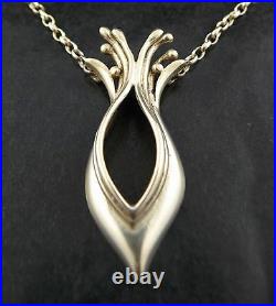 Ola Gorie Silver Pendant Necklace Chain Boxed Scottish