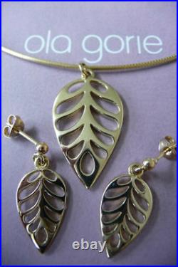 Ola Gorie Silver Pendant Necklace Chain Boxed Scottish