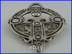 Ola Gorie Silver Rousay Brooch Pin 1970s Zoomorphic Viking Scottish