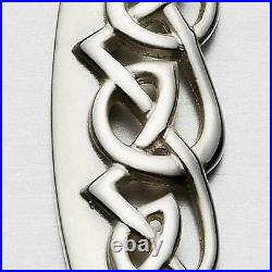 Ola Gorie Sterling Silver Celtic Ninian Christian Brooch Pin Scottish