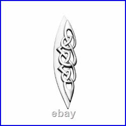 Ola Gorie Sterling Silver Celtic Ninian Christian Brooch Pin Scottish