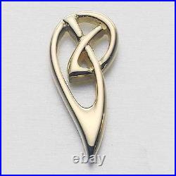 Ola Gorie Sterling Silver Celtic Ninian Christian Brooch Pin Scottish