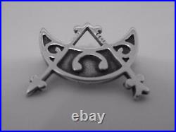 Ola Gorie Sterling Silver Celtic Ninian Christian Brooch Pin Scottish