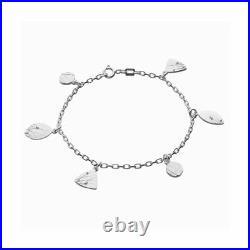 Ola Gorie Sterling Silver Mistral Charm Bracelet Scottish Box