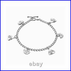 Ola Gorie Sterling Silver Mistral Charm Bracelet Scottish Box