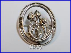 Ola gorie Sterling Silver vintage Brooch ladies gift Scottish Orkney Scotland