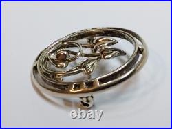 Ola gorie Sterling Silver vintage Brooch ladies gift Scottish Orkney Scotland