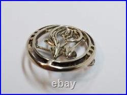 Ola gorie Sterling Silver vintage Brooch ladies gift Scottish Orkney Scotland