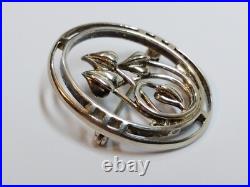 Ola gorie Sterling Silver vintage Brooch ladies gift Scottish Orkney Scotland