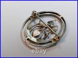 Ola gorie Sterling Silver vintage Brooch ladies gift Scottish Orkney Scotland