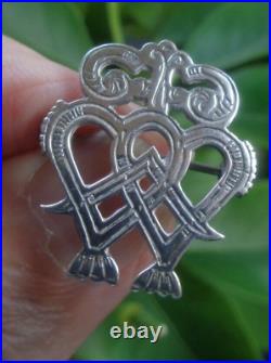 Orkney Sterling Silver Scottish Luckenbooth Brooch c. 1970/80s Ola Gorie