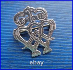 Orkney Sterling Silver Scottish Luckenbooth Brooch c. 1970/80s Ola Gorie