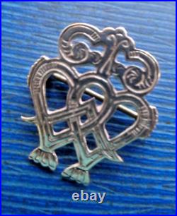 Orkney Sterling Silver Scottish Luckenbooth Brooch c. 1970/80s Ola Gorie