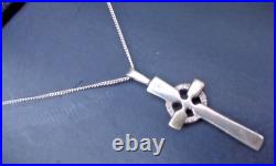 Ortak Orkney Pendant St. Peter's Cross Scottish Stg. Silver h/m 1978 Edinburgh