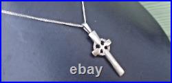 Ortak Orkney Pendant St. Peter's Cross Scottish Stg. Silver h/m 1978 Edinburgh