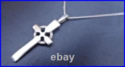 Ortak Orkney Pendant St. Peter's Cross Scottish Stg. Silver h/m 1978 Edinburgh