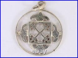 Ortak St Magnus Cross Pendant Sterling Silver Scottish 925 Vintage 4.1g SS15