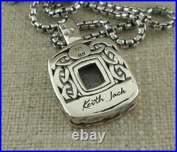 PETRICHOR Sterling Silver & Bronze Scottish Thistle Pendant Keith Jack 22 Chain