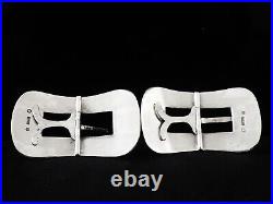 Pair Large Sterling Silver Shoe Buckles, Sutherland & Horne c. 1870, Scottish