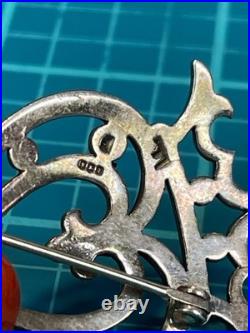 Pair of Sterling Silver Scottish Lukenbooth Brooch Pins