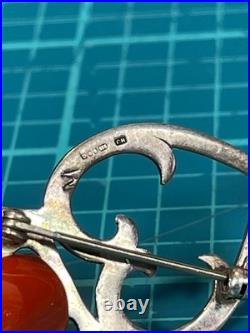 Pair of Sterling Silver Scottish Lukenbooth Brooch Pins