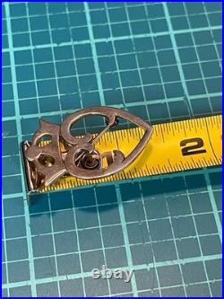 Pair of Sterling Silver Scottish Lukenbooth Brooch Pins
