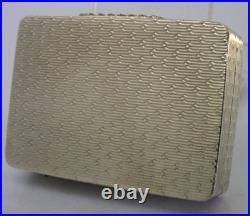 QUALITY SOLID STERLING SILVER SNUFF BOX 2000 GALLAGHER 66g SCOTTISH