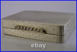QUALITY SOLID STERLING SILVER SNUFF BOX 2000 GALLAGHER 66g SCOTTISH